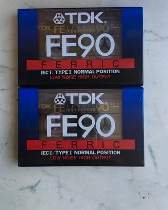 audiocassette tdk Fe 90