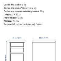 Cassettiera ikea