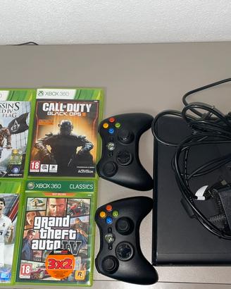 Xbox 360 + 2 controller + 6 videogiochi