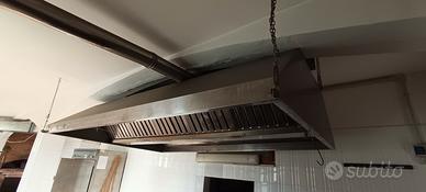 cappa di aspirazione professionale a soffitto