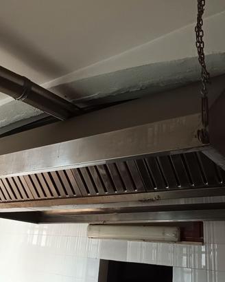 cappa di aspirazione professionale a soffitto