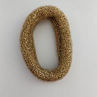 Elastico per capelli chignon colore oro