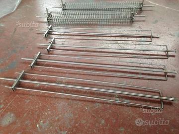 Accessori in acciaio inox per girarrosto