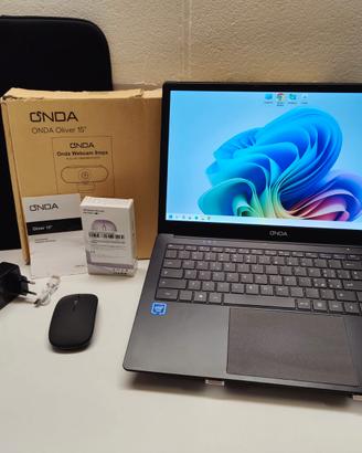 Notebook Intel Quad Core SSD 256GB Ram 8GB FHD 15
