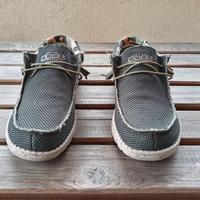 Scarpe Hey Dude uomo verdi n°42, usate poco