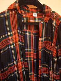 camicia in flanella a carreaux