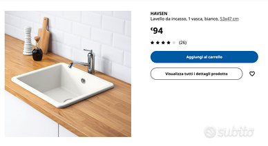 Lavello HAVSEN ikea