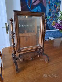 specchio antico del 1800 da appoggio
