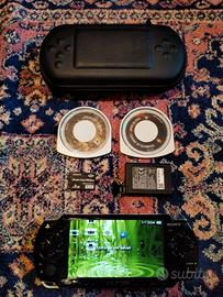 PSP con 2 giochi e custodia rigida
