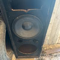 2 casse passive incomplete con 2 woofer 500 watt