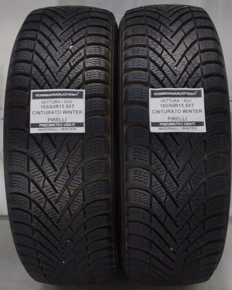2 PNEUMATICI USATI 185/60R15 88T C. WINTER PIRELLI
