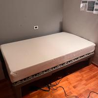 Letto motorizzato testa e piedi + materasso Tempur