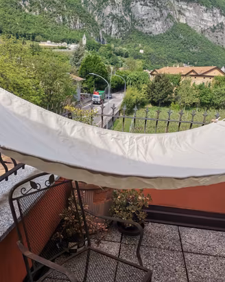 Amaca in tela bianco avorio nuova