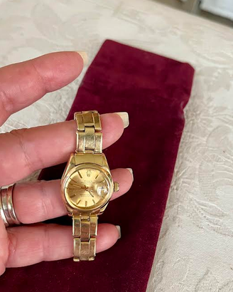 ROLEXoysterPERPETUALdateJUSTorologioOROgiallo18kt2