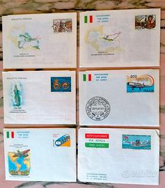 LOTTO 6 BIGLIETTI INTERI POSTALI / AEREOGRAMMI