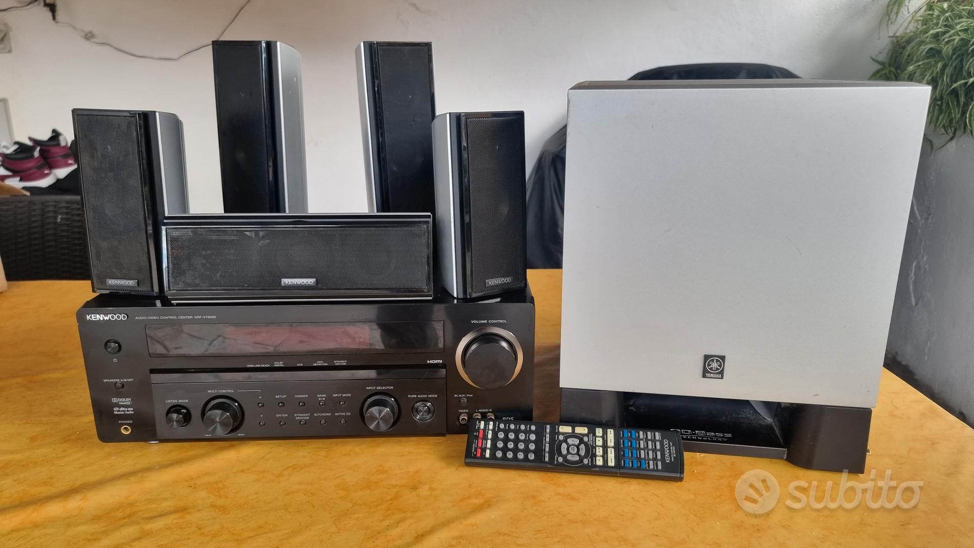 impianto completo amplificatore subwoofer stereo Audio/Video In