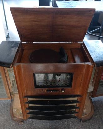 mobile radio giradischi anni 30 / 40 unico esempl
