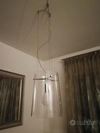 Lampada a sospensione in vetro