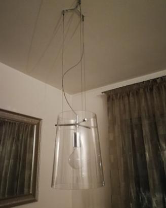 Lampada a sospensione in vetro