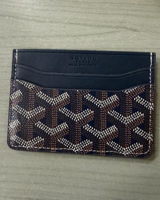 Portacarte goyard blu