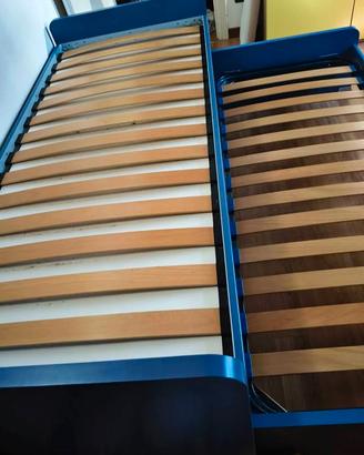 Letto singolo piu letto estraibile