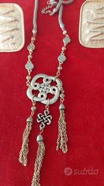 splendida Parure collana - orecchini clips