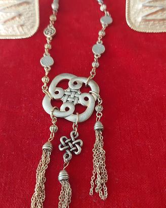 splendida Parure collana - orecchini clips