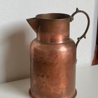 Brocca vintage 2 litri in rame da collezione.
