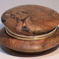 Portagioe artigianale in radica di olivo