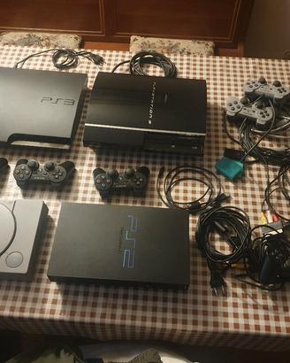 PlayStation3 fat e slim e PlayStation2 fat
