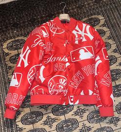 Giacca new era rossa-bianca