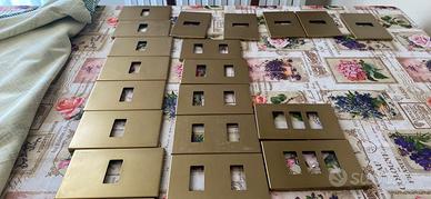 Placche vimar 8000 colore ottone