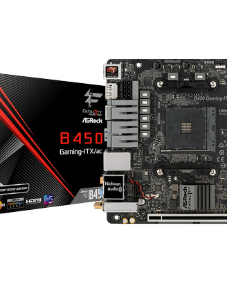 Fatal1ty B450 Gaming-ITX/ac + R7 + 16GB RAM