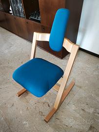 Sedia Stokke Pendulum  blu