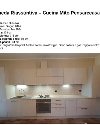 Cucina Mito Pensarecasa - con elettrodomestici
