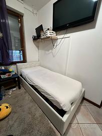 letto singolo contenitore