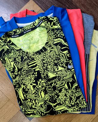 MAGLIETTE SPORTIVE T-SHIRT UOMO TAGLIE SMALL/MEDIU
