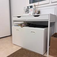 scrivania + box