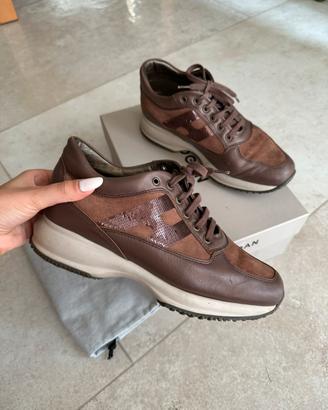 Sneakers Hogan Interactive marroni – Donna n. 38