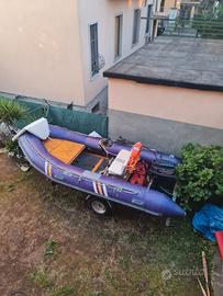 Gommone Nuova Jolly Tropea hypalon 430 evinrude 35