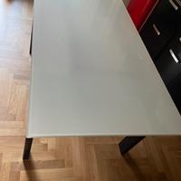 Tavolo allungabile in vetro temperato Calligaris