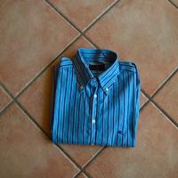 Camicia Etro Milano a righe blu azzurre
