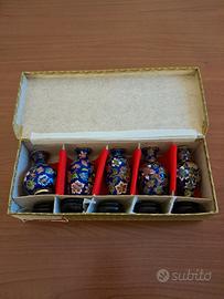 Mini vasi cinesi in cloisonne'