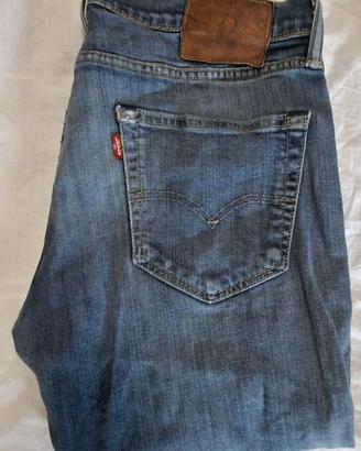 Levi’s 511 W33 L32 jeans slim fit effetto vintage