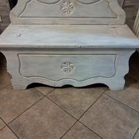 cassapanca in vero legno 96 cm.