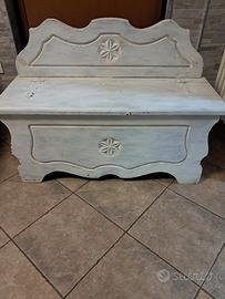 cassapanca in vero legno 96 cm.