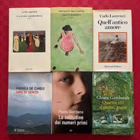 Lotto di 6 romanzi di autori italiani contemporane