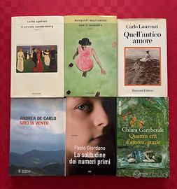Lotto di 6 romanzi di autori italiani contemporane