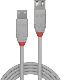 Prolunga USB 2.0 Tipo A, 5m Metri