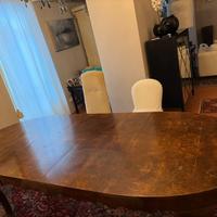 Tavolo  in radica per 10/12 persone